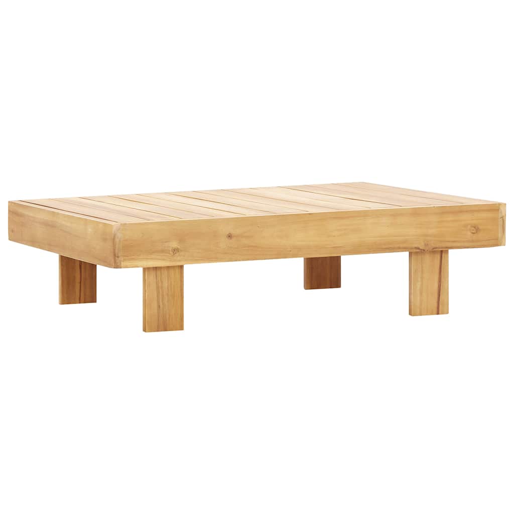 4 Piece Garden Lounge Set with Cushions Grey Solid Acacia Wood