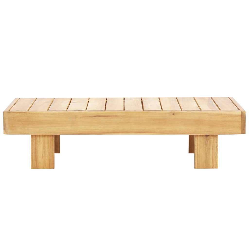 4 Piece Garden Lounge Set with Cushions Grey Solid Acacia Wood