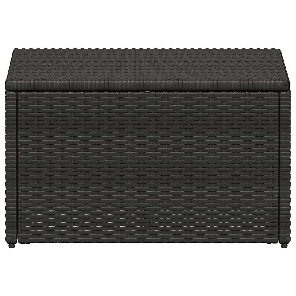 4 Piece Garden Lounge Set with Cushions Poly Rattan Brown