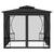 Gazebo with Nets 300x300x265 cm Anthracite