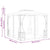 Gazebo with Nets 300x300x265 cm Anthracite