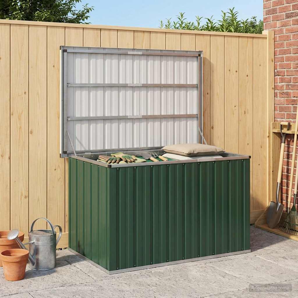 Garden Storage Box Green 109x67x65 cm
