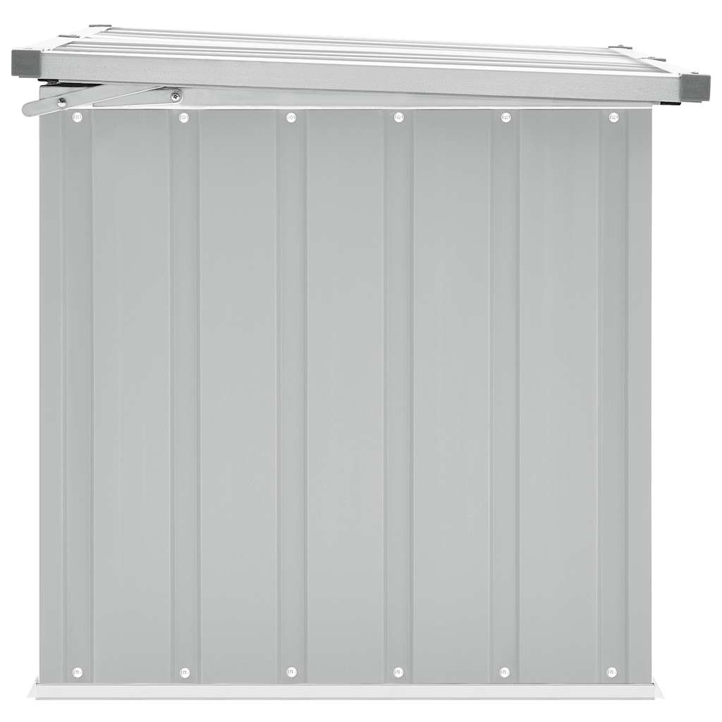 Garden Storage Box Grey 109x67x65 cm