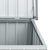 Garden Storage Box Grey 109x67x65 cm