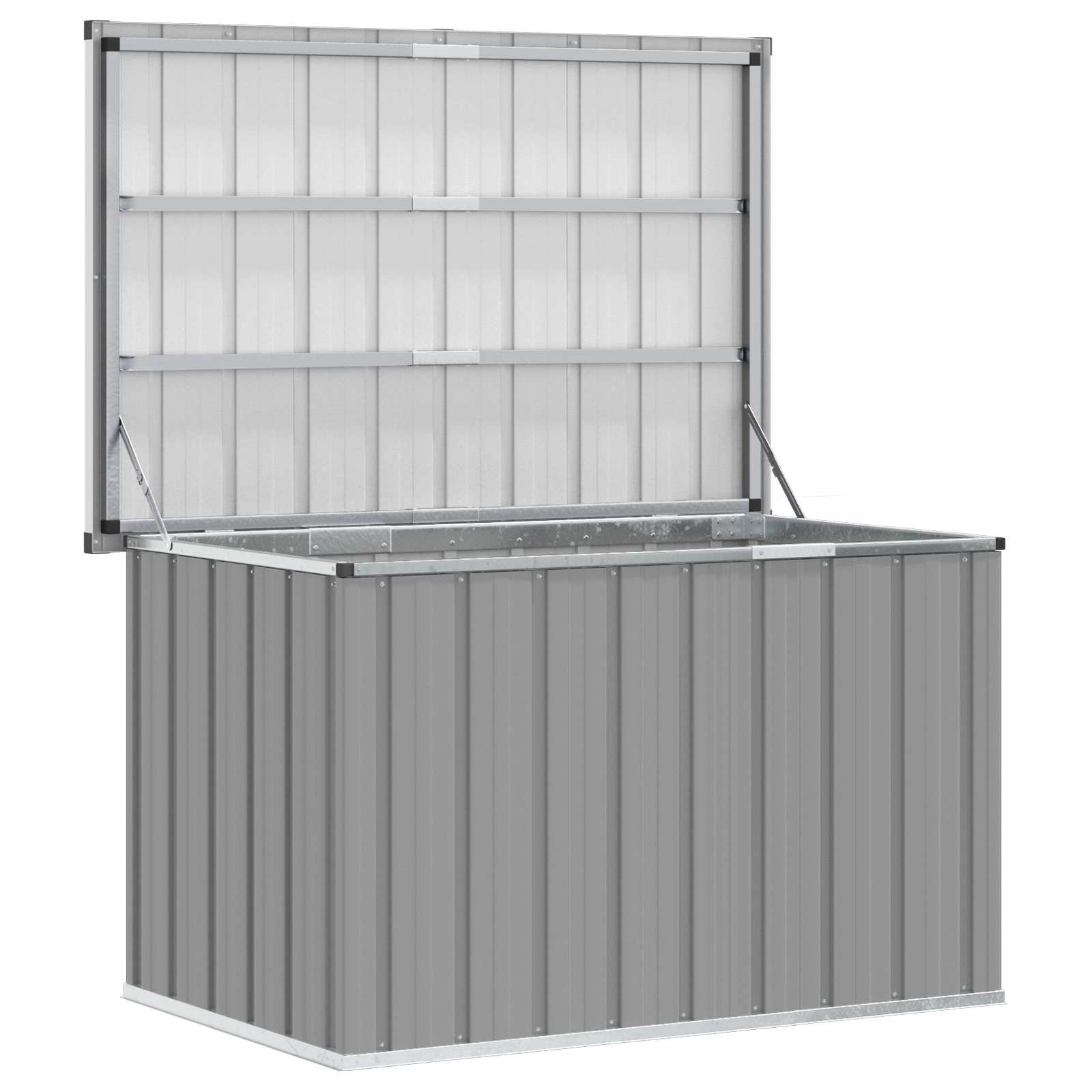 Garden Storage Box Grey 109x67x65 cm