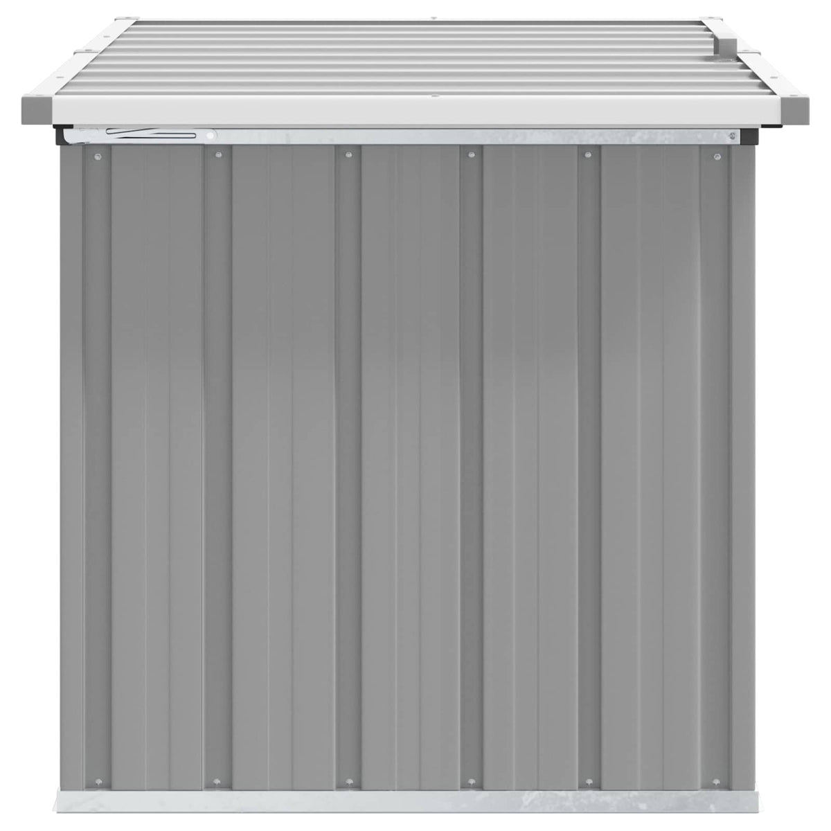 Garden Storage Box Grey 109x67x65 cm