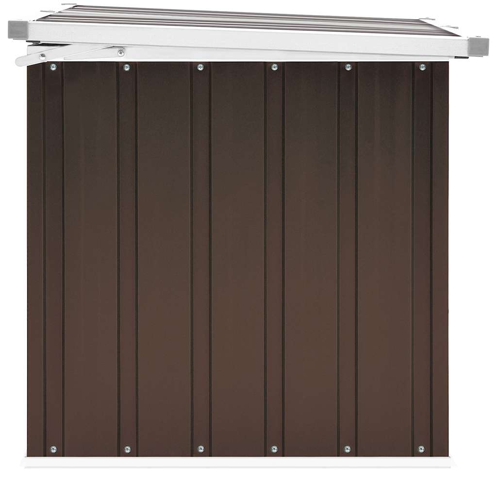 Garden Storage Box Brown 109x67x65 cm