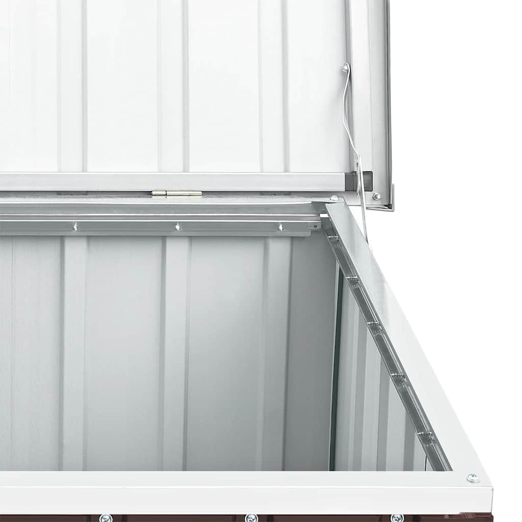 Garden Storage Box Brown 109x67x65 cm