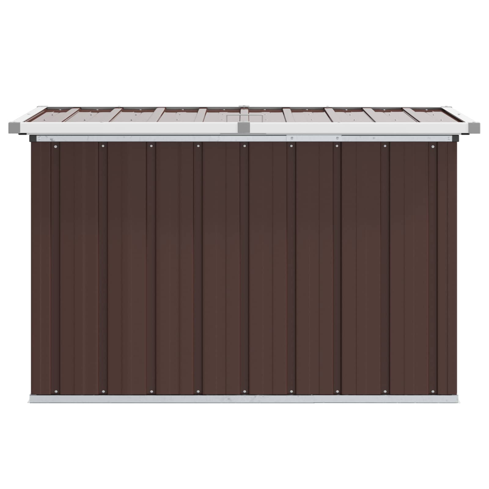 Garden Storage Box Brown 109x67x65 cm