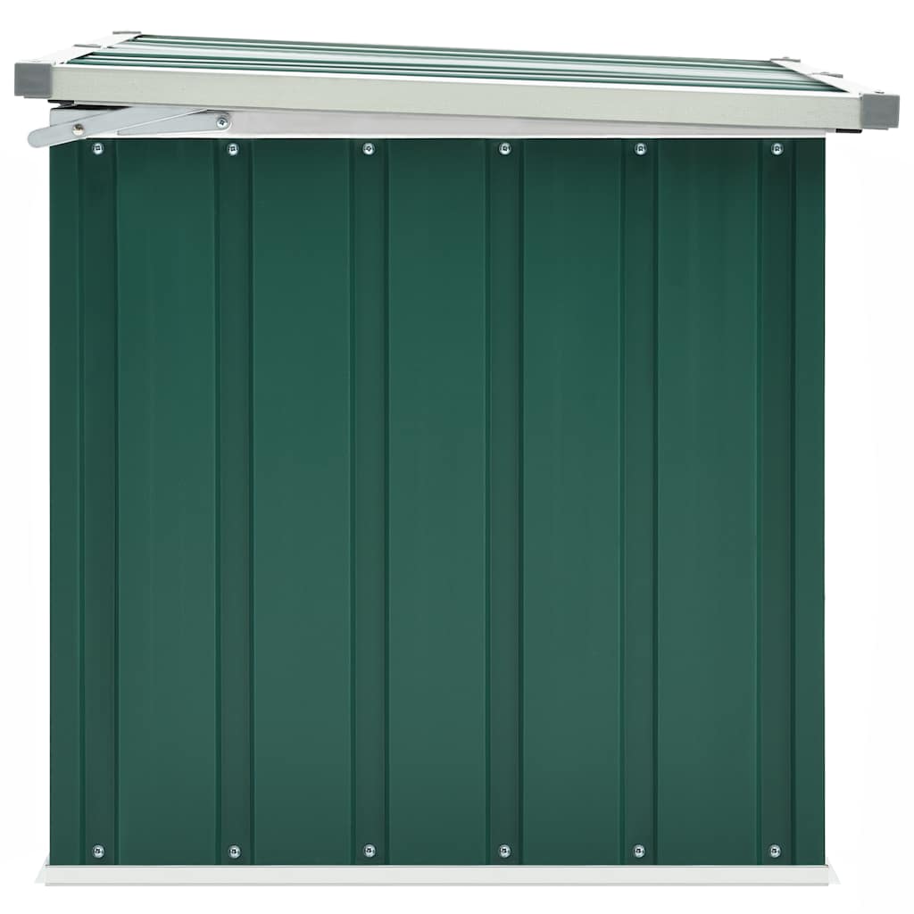 Garden Storage Box Green 129x67x65 cm