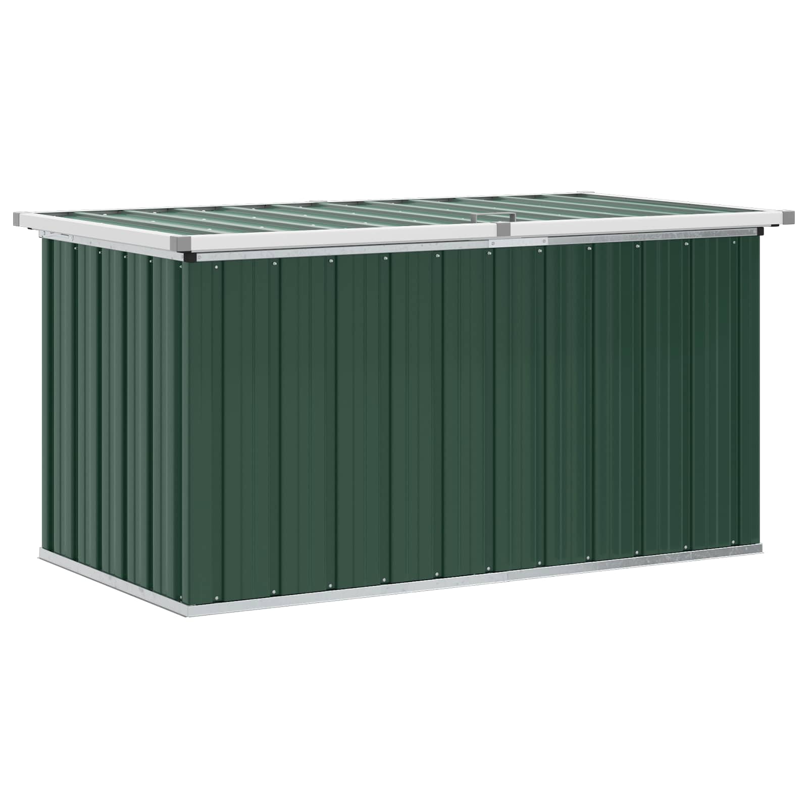 Garden Storage Box Green 129x67x65 cm