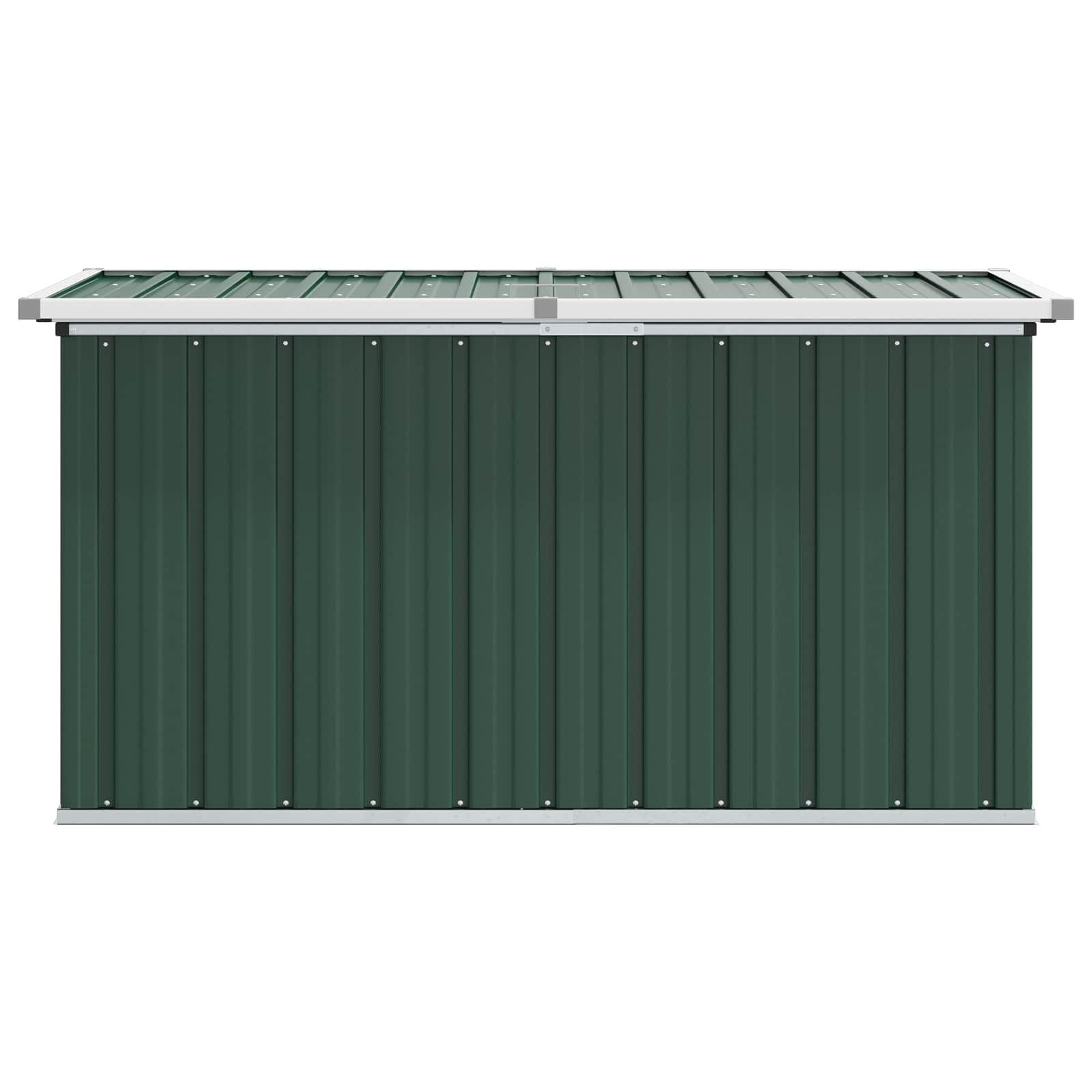 Garden Storage Box Green 129x67x65 cm