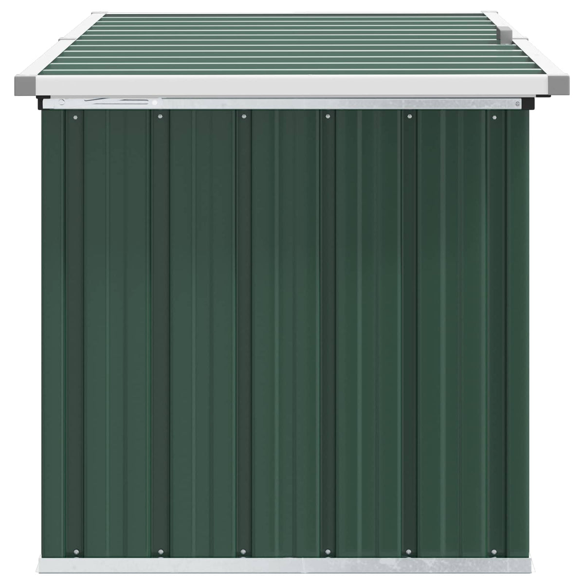 Garden Storage Box Green 129x67x65 cm