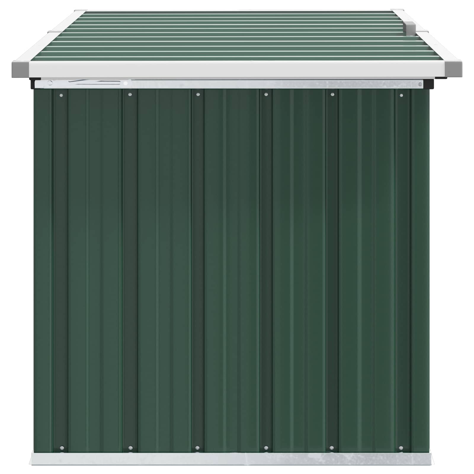 Garden Storage Box Green 129x67x65 cm
