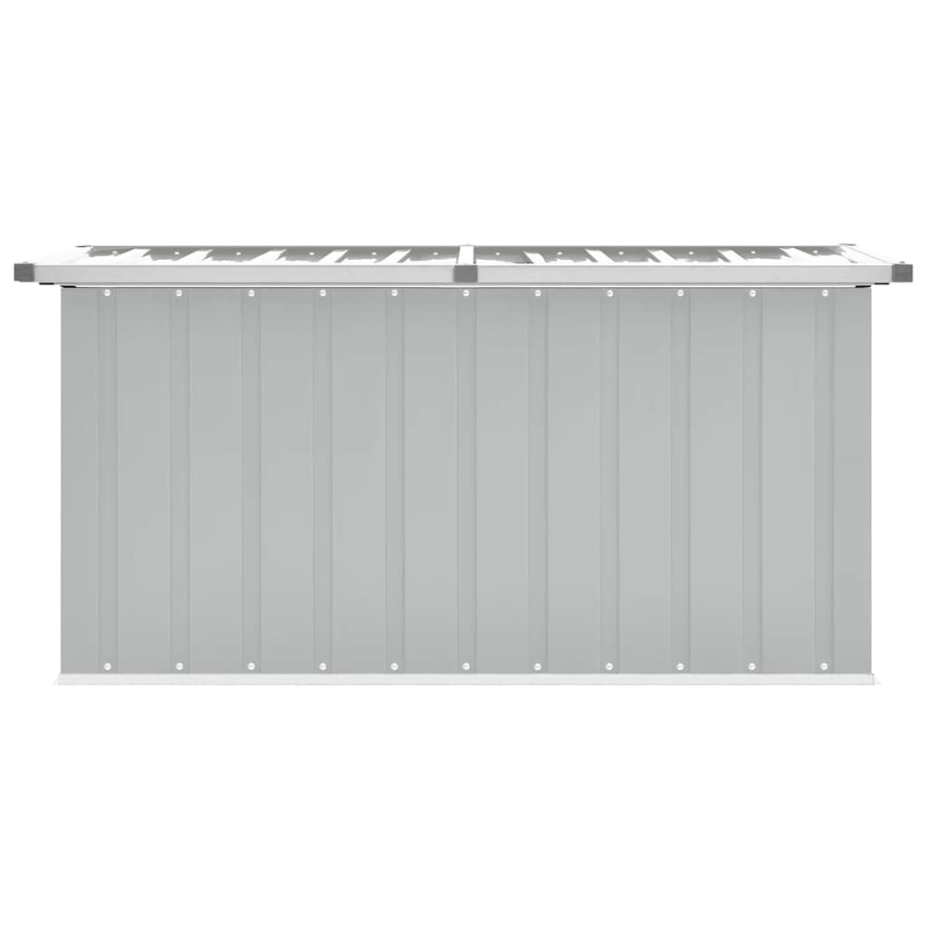 Garden Storage Box Grey 129x67x65 cm