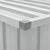 Garden Storage Box Grey 129x67x65 cm