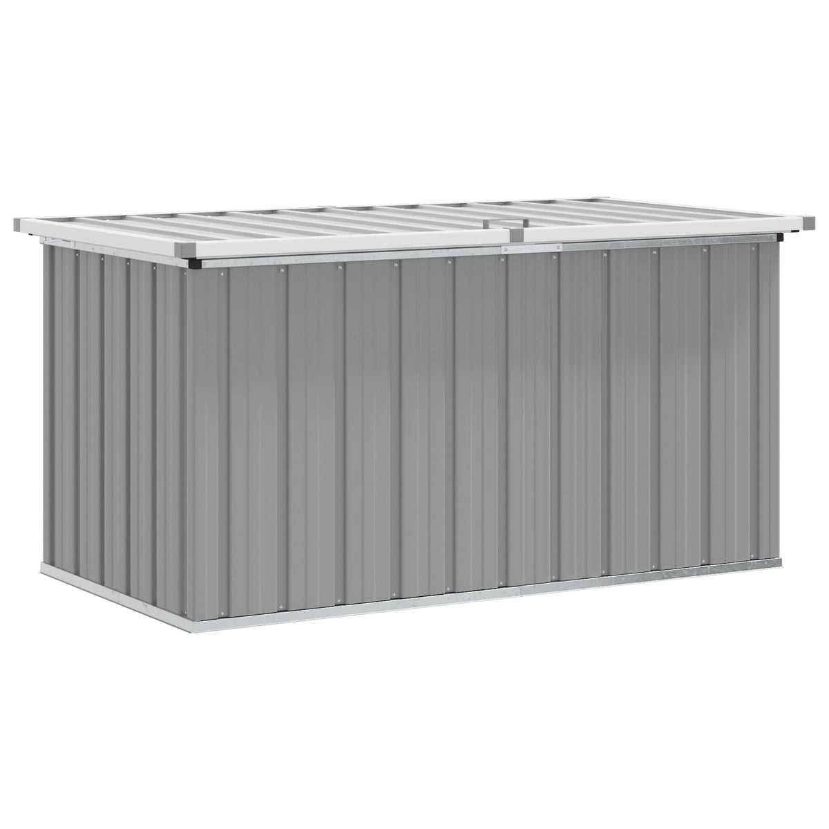 Garden Storage Box Grey 129x67x65 cm