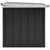 Garden Storage Box Anthracite 129x67x65 cm