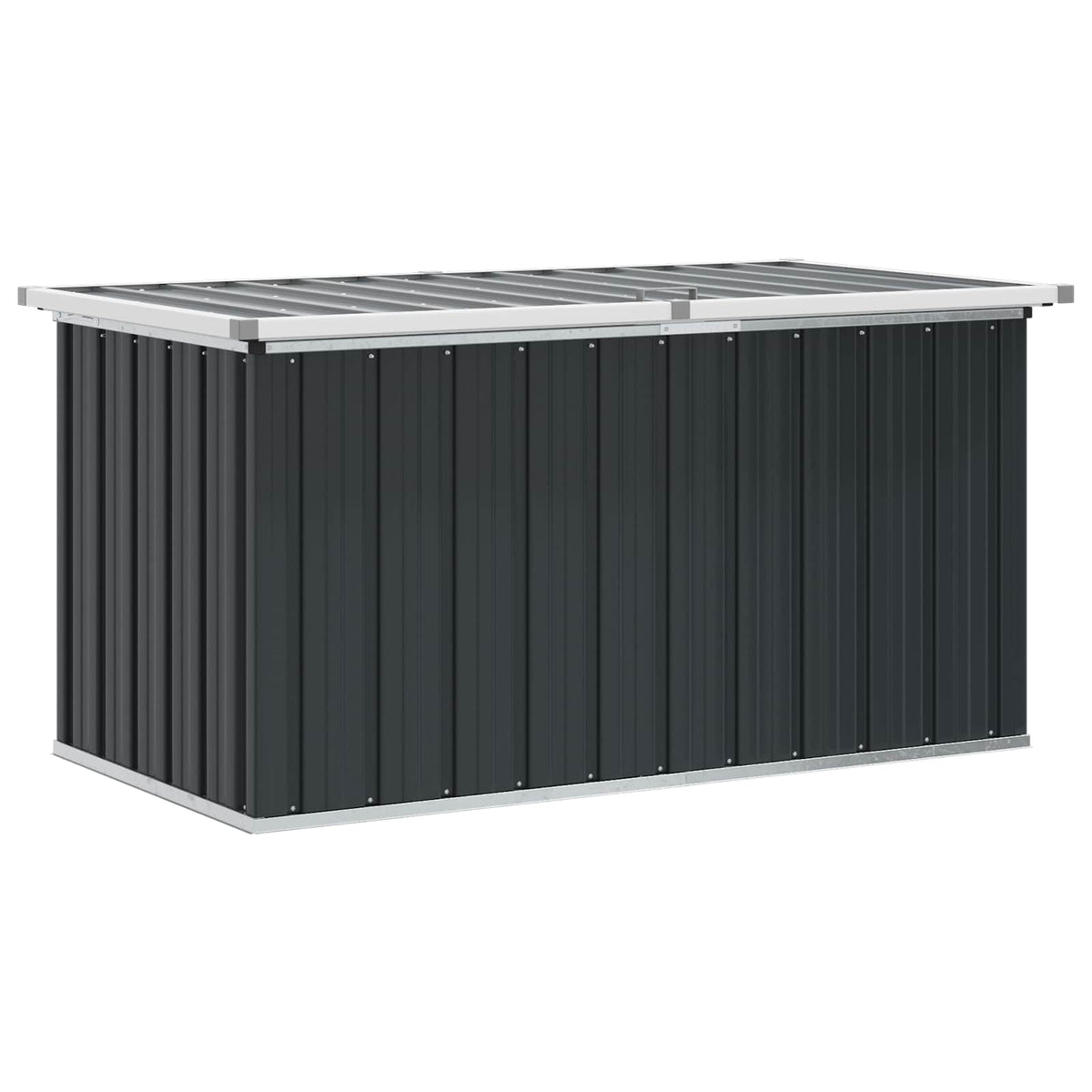 Garden Storage Box Anthracite 129x67x65 cm