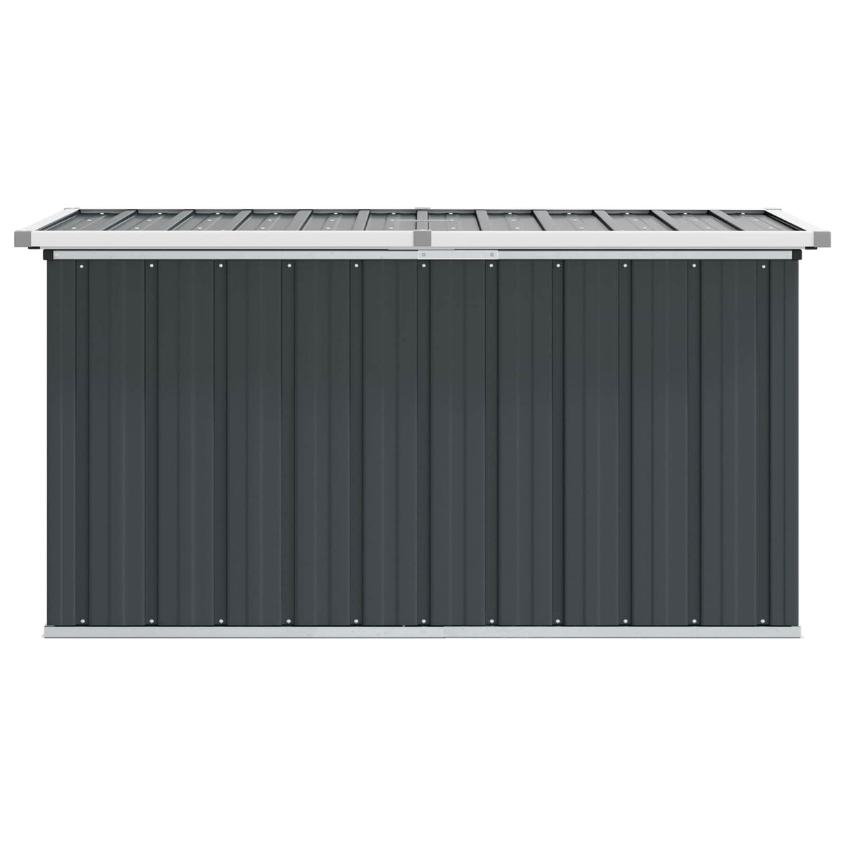 Garden Storage Box Anthracite 129x67x65 cm