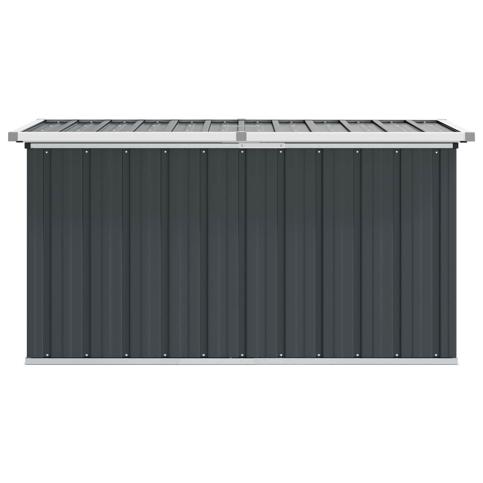 Garden Storage Box Anthracite 129x67x65 cm