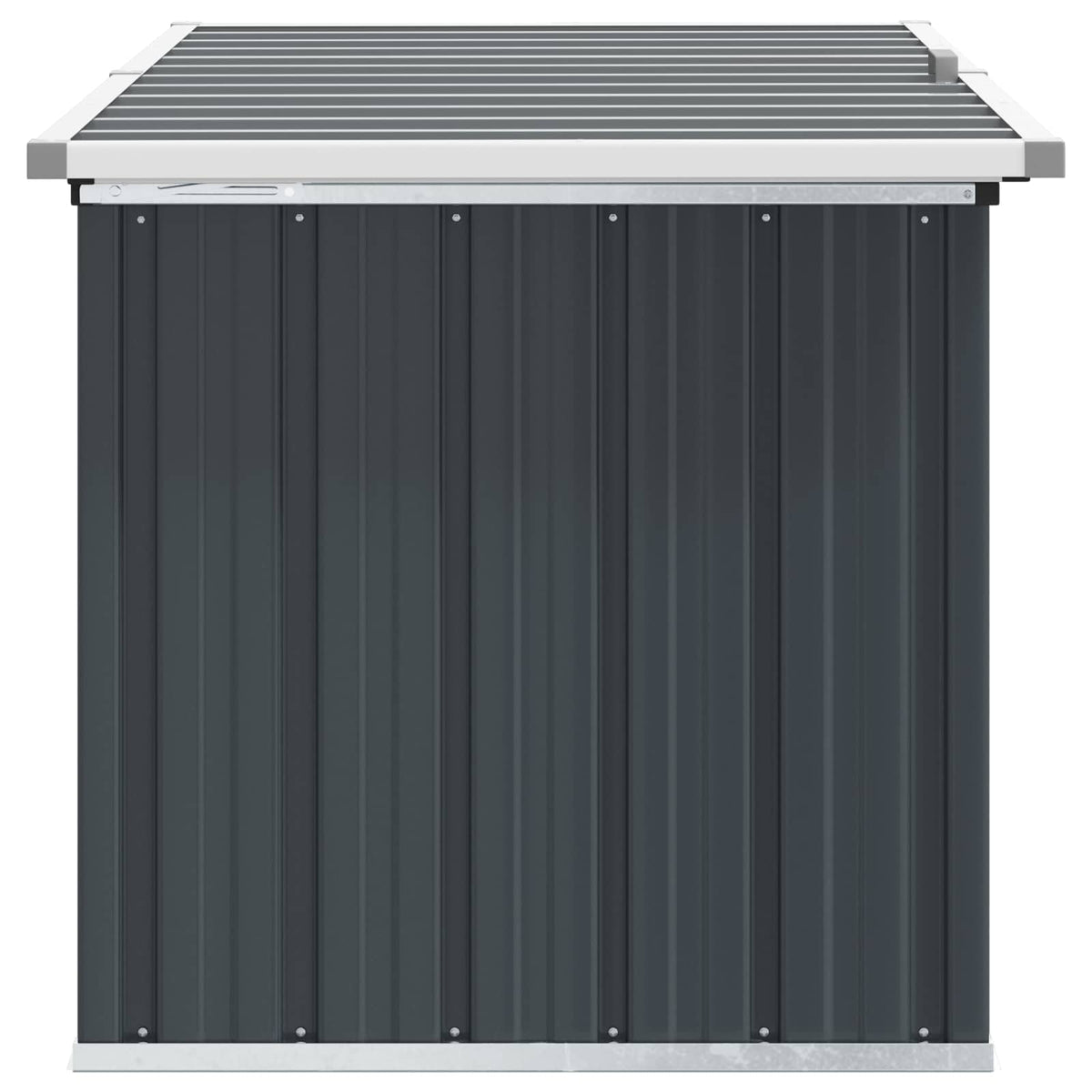 Garden Storage Box Anthracite 129x67x65 cm