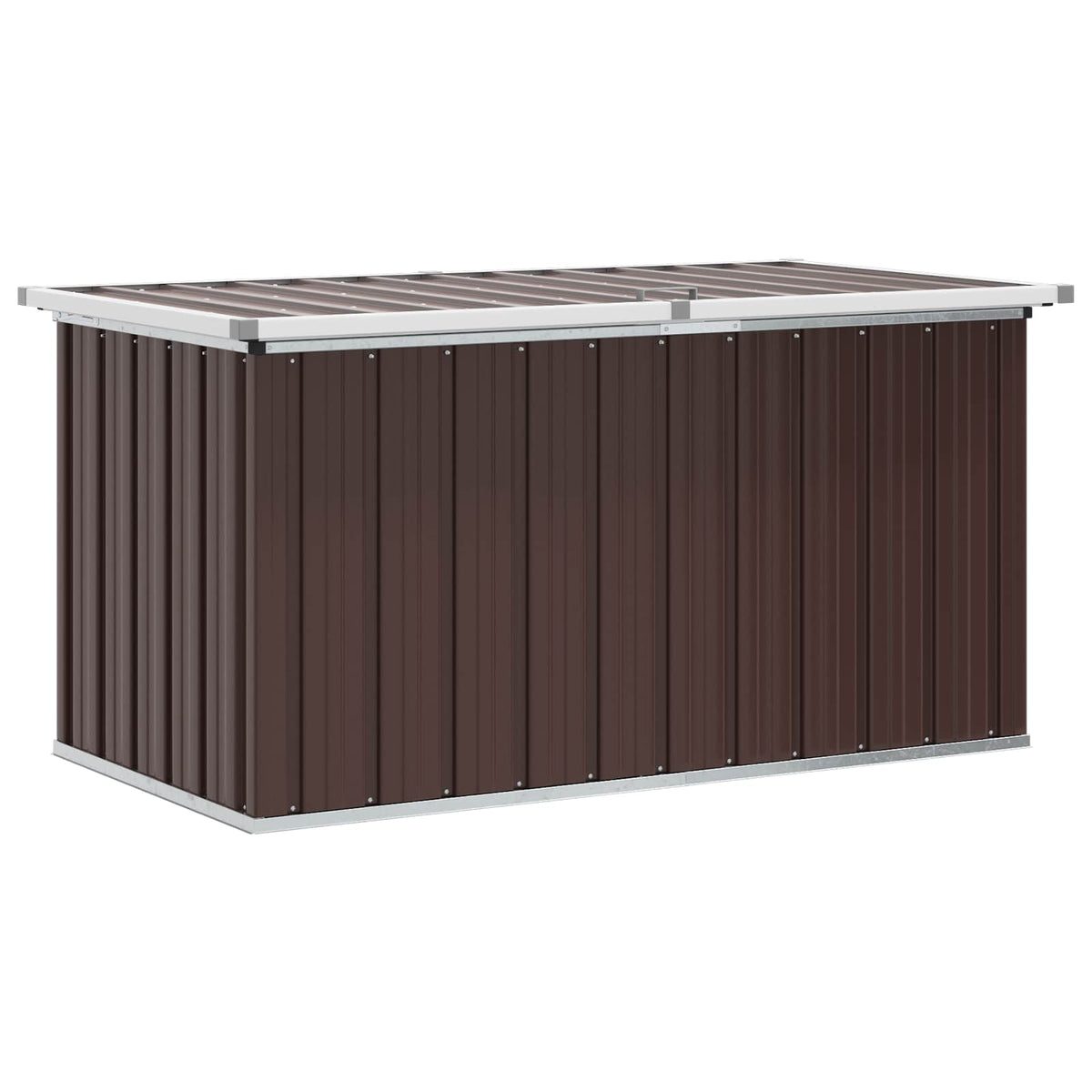 Garden Storage Box Brown 129x67x65 cm
