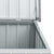 Garden Storage Box Grey 149x99x93 cm
