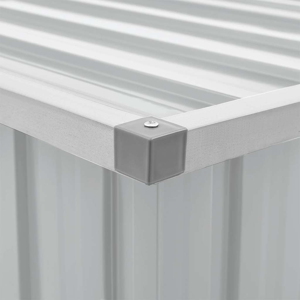 Garden Storage Box Grey 149x99x93 cm