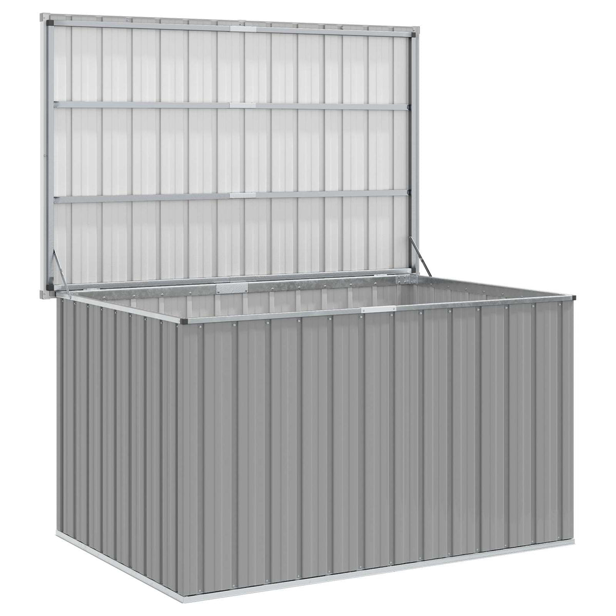 Garden Storage Box Grey 149x99x93 cm