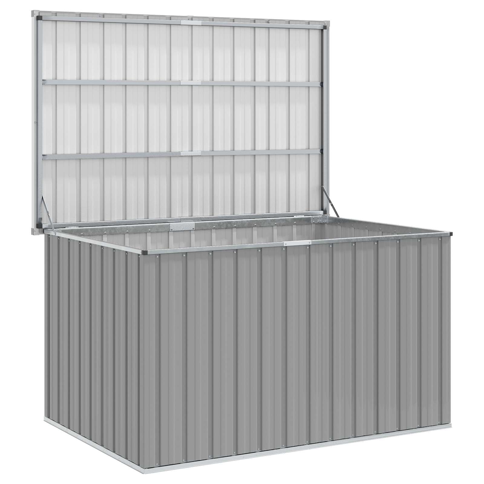 Garden Storage Box Grey 149x99x93 cm