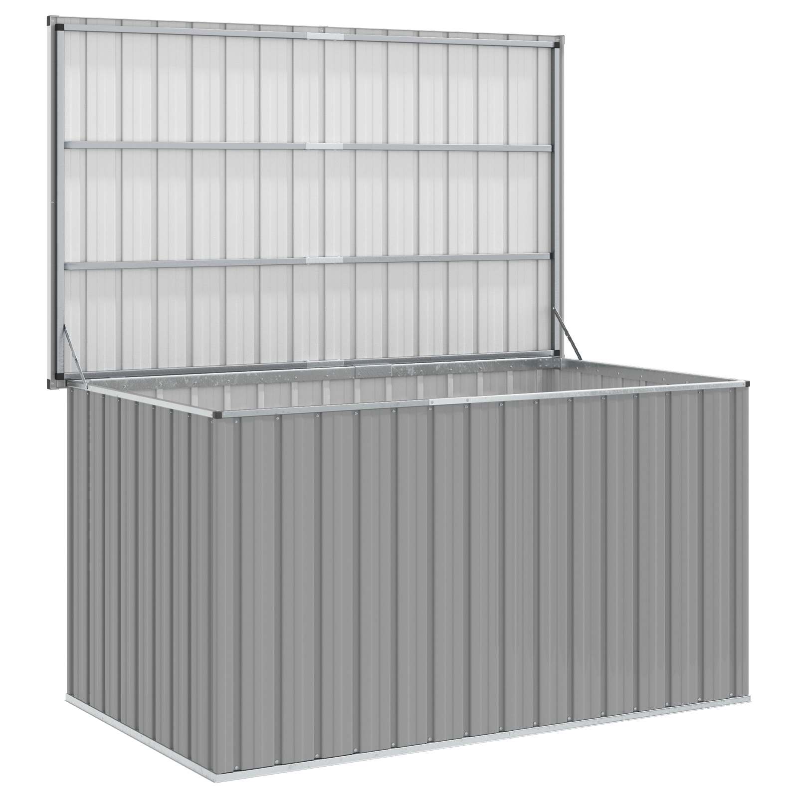 Garden Storage Box Grey 171x99x93 cm