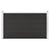 Garden Fence WPC 180x105 cm Grey