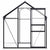 Greenhouse with Base Frame Anthracite Aluminium 3.61 m²