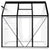 Greenhouse with Base Frame Anthracite Aluminium 3.61 m²