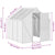 Greenhouse with Base Frame Anthracite Aluminium 3.61 m²
