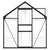 Greenhouse with Base Frame Anthracite Aluminium 9.31 m²