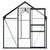 Greenhouse with Base Frame Anthracite Aluminium 9.31 m²