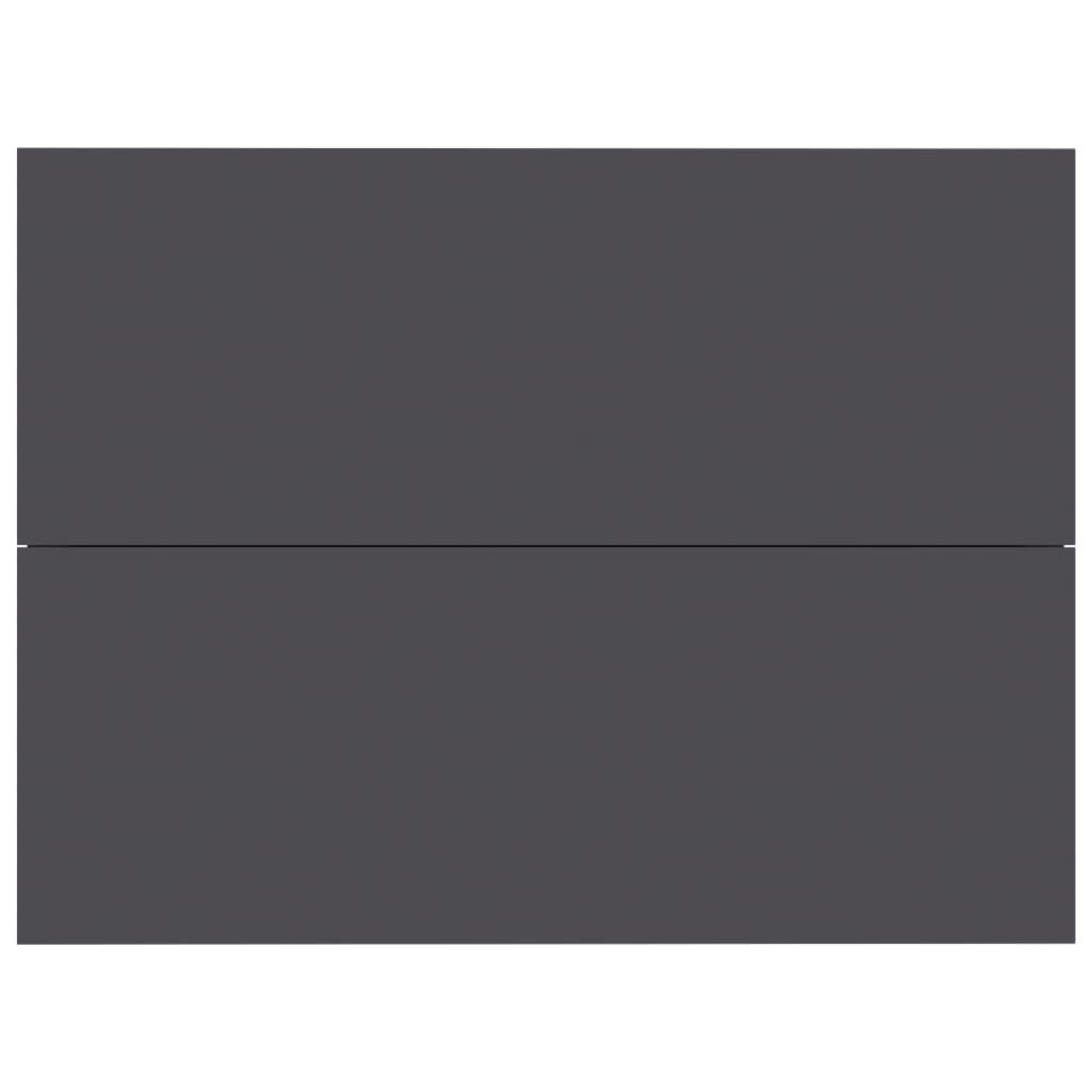Bedside Cabinets 2 pcs Grey 40x30x30 cm Engineered Wood