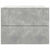 Bedside Cabinet Concrete Grey 40x30x30 cm Engineered Wood