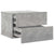 Bedside Cabinet Concrete Grey 40x30x30 cm Engineered Wood