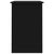 Desk Black 100x50x76 cm Engineered Wood