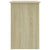 Desk Sonoma Oak 100x50x76 cm Engineered Wood