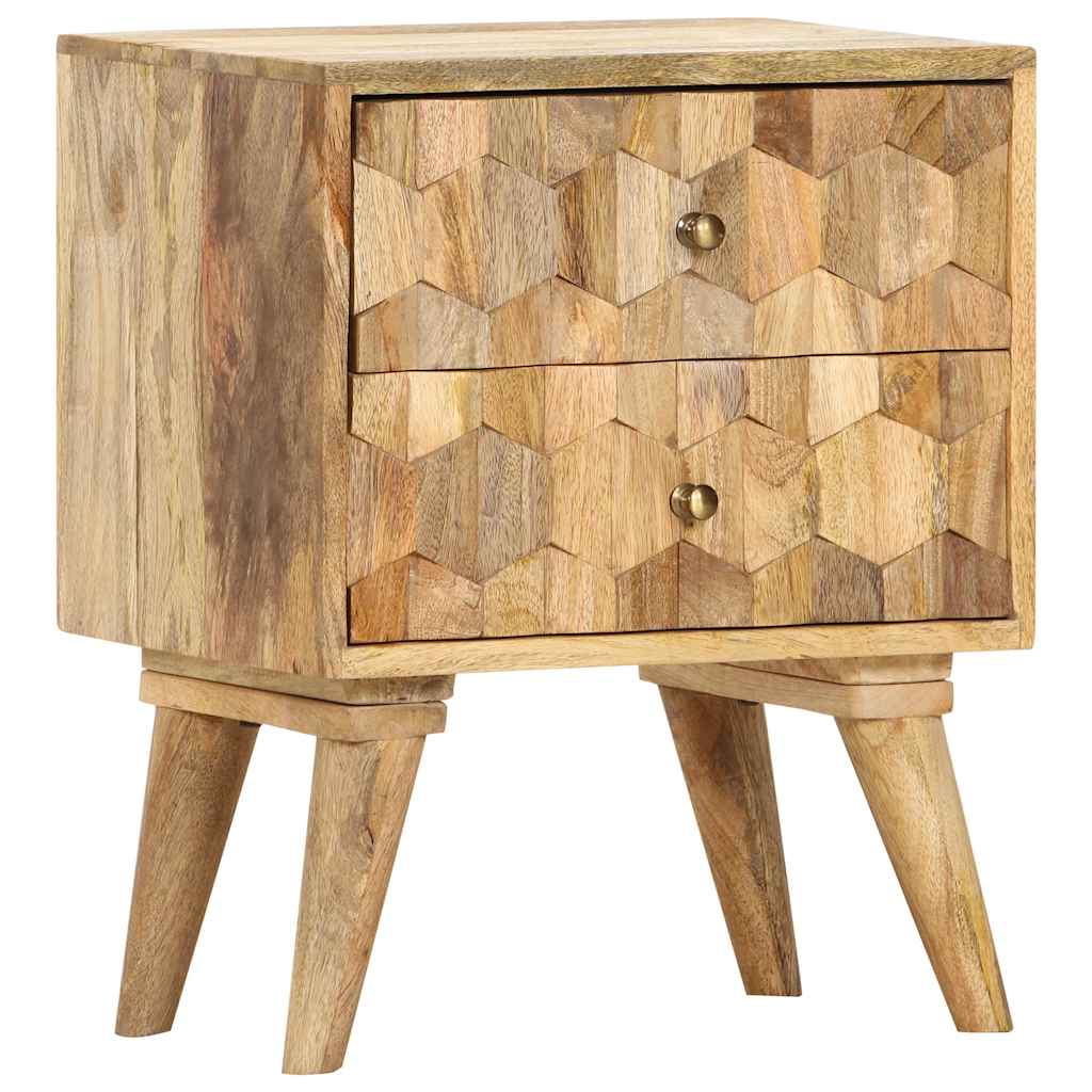 Bedside Cabinet 40x30x50 cm Solid Mango Wood