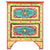 Hand Painted Bedside Cabinet 40x30x50 cm Solid Mango Wood