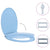 Soft-Close Toilet Seat Blue Oval