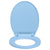 Soft-Close Toilet Seat Blue Oval