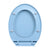 Soft-Close Toilet Seat Blue Oval