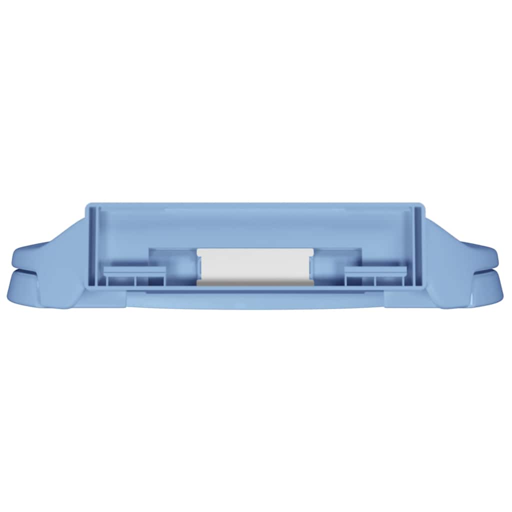 Soft-Close Toilet Seat Blue Oval