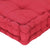 Pallet Floor Cushion Cotton 120x40x7 cm Burgundy